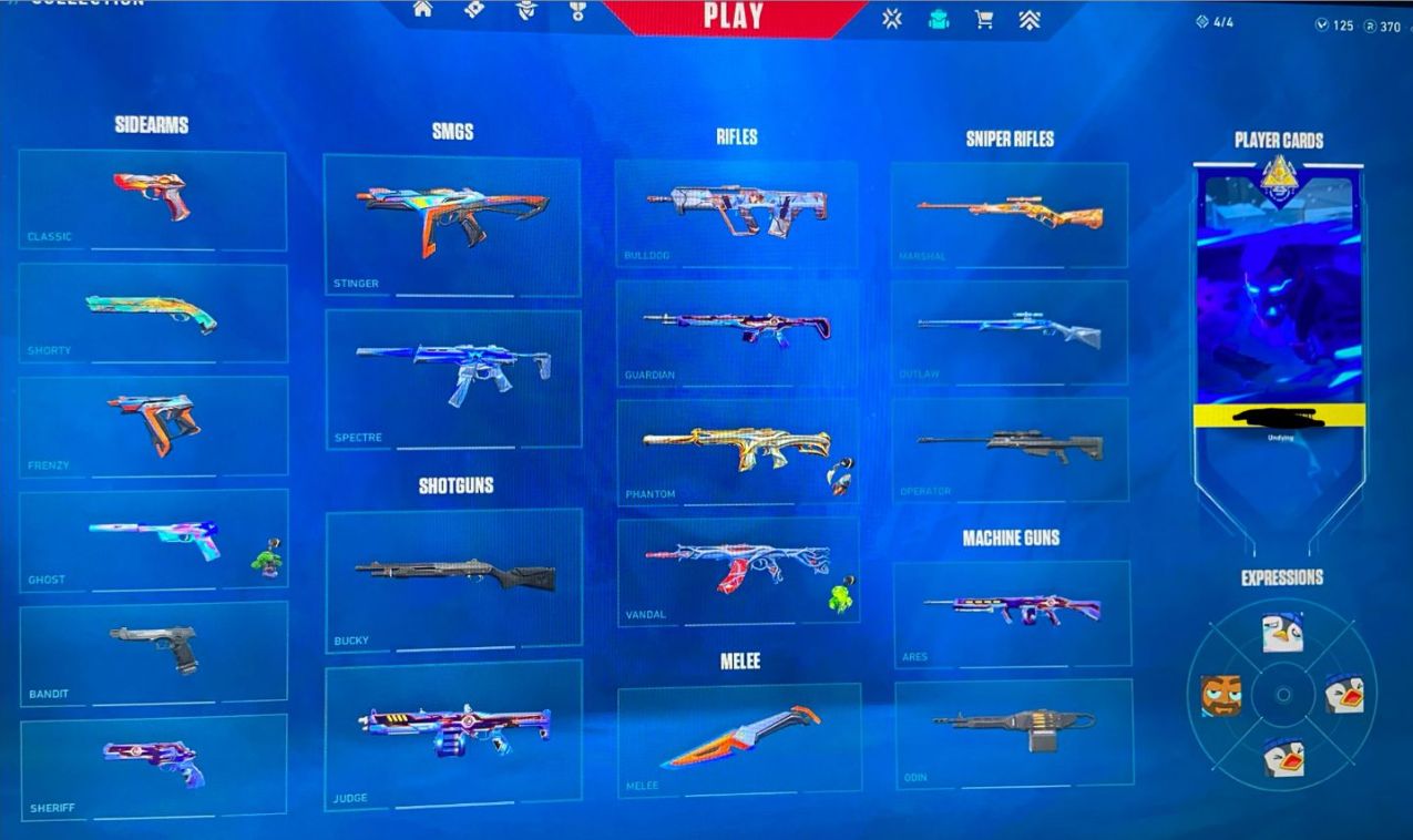 CONTA VALORANT COMPETITIVO/IDADE VERIFICADA E DIVERSAS SKINS