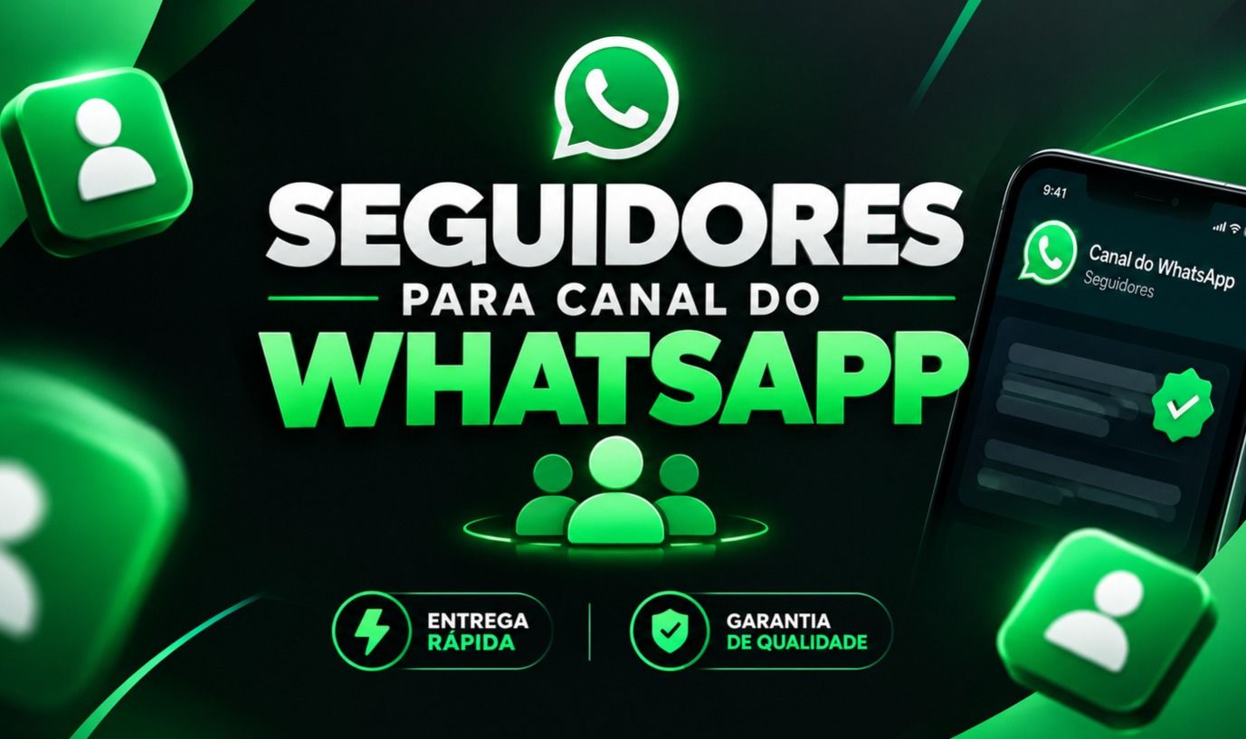 Seguidores para Canal do WhatsApp Pacotes Disponíveis