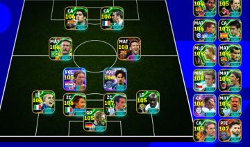 Conta com Neymar 106, efootball chama