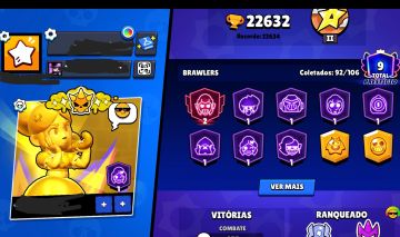 Conta de brawl stars
