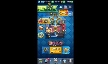 Conta de clash royale com 9800 trofeus conta boa demais valor negociavel!!