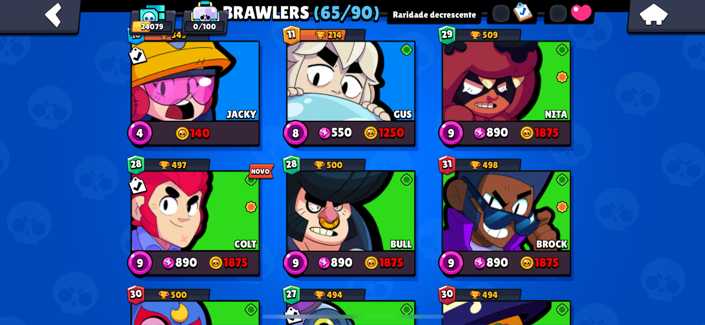 Conta Brawlstars 2018 24000 troféus