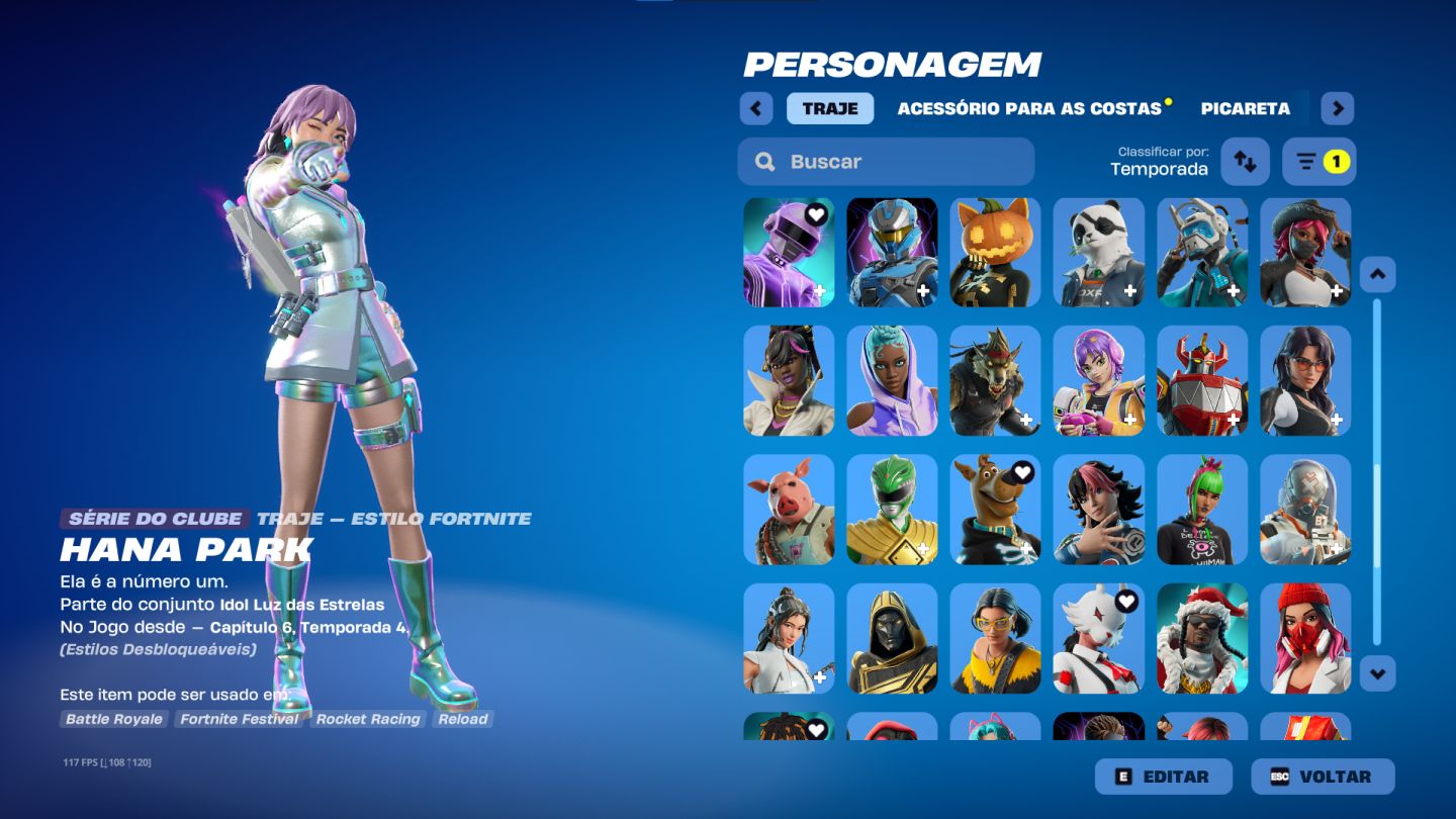 CONTA FORTNITE MAIS DE 1K GASTO COM RENEGADE, CAVEIRÃO, FOXY E MAIS