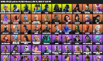 CONTA FORTNITE TRYHARD | 275 SKINS + 278 PICARETAS + 248 DANÇAS+ 186 ASAS-DELTa