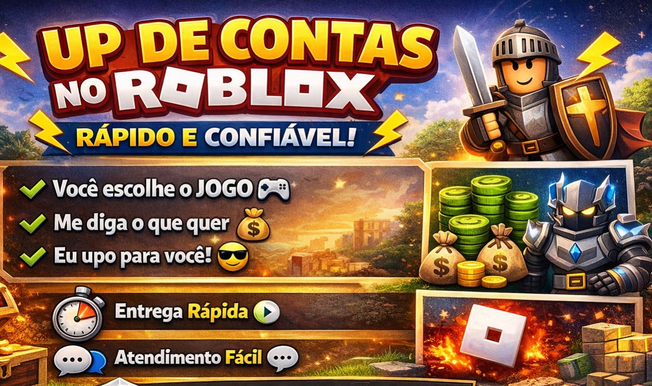 ELOJOB ROBLOX! Upo sua conta em qualquer jogo do Roblox!