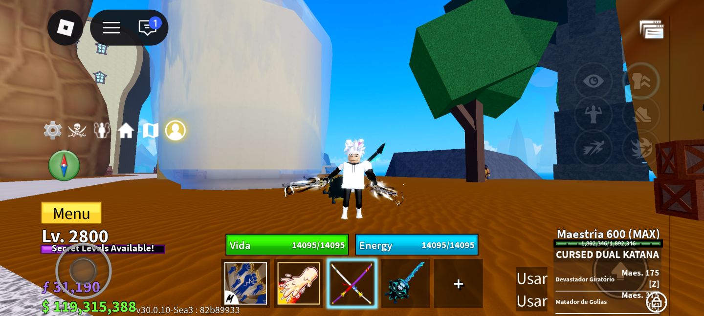 CONTA BLOX FRUITS +5K DE ROBUX GASTO DOUGH PERM DARCK BLADE E OUTRAS COISAS RARA