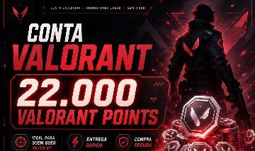 Conta valorant com 22k vp.