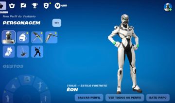 Conta com skin exclusiva da Eon