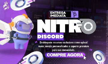 Discord Nitro Gaming 3 Mêses / Trimensal + Ativação + Brinde [PROMOÇÃO]
