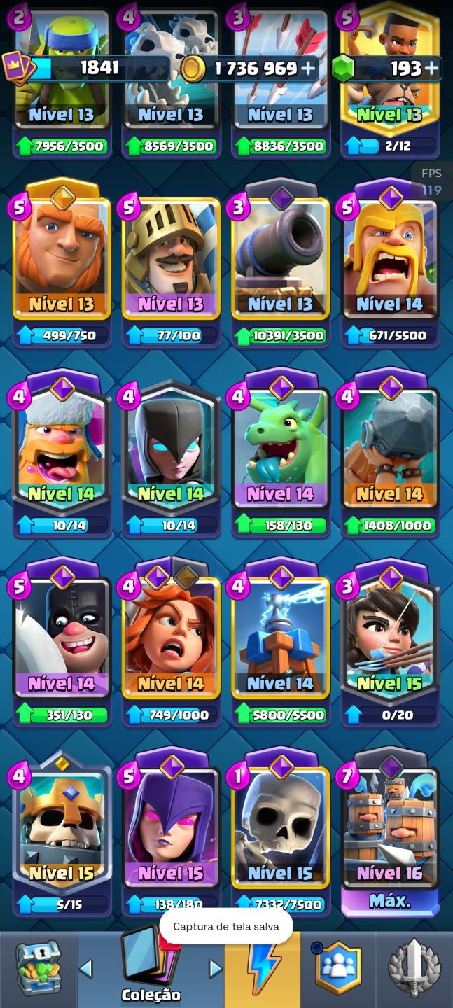 Conta Clash Royale Full 14K
