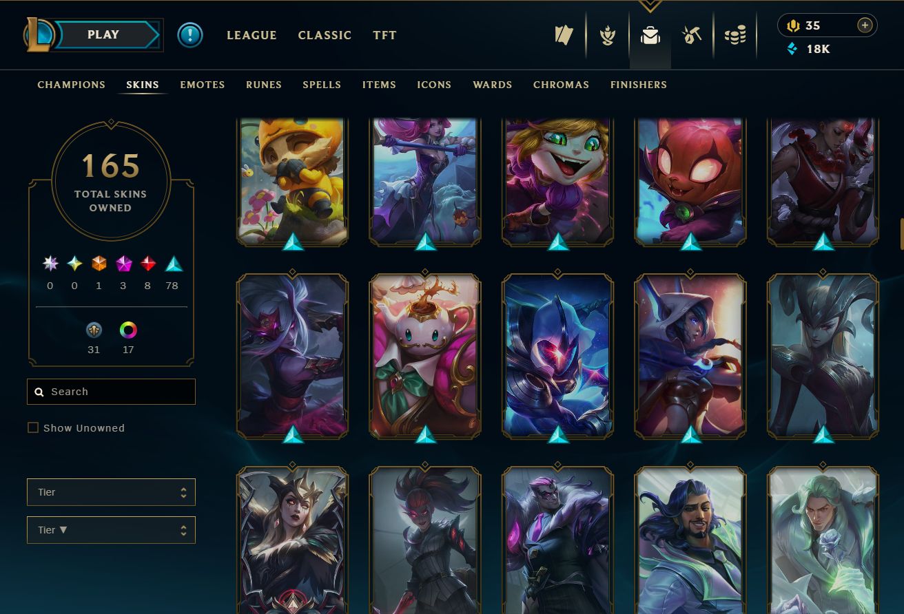 CONTA RIOT | VALORANT ASCENDENTE 1 + LOL 165 SKINS |