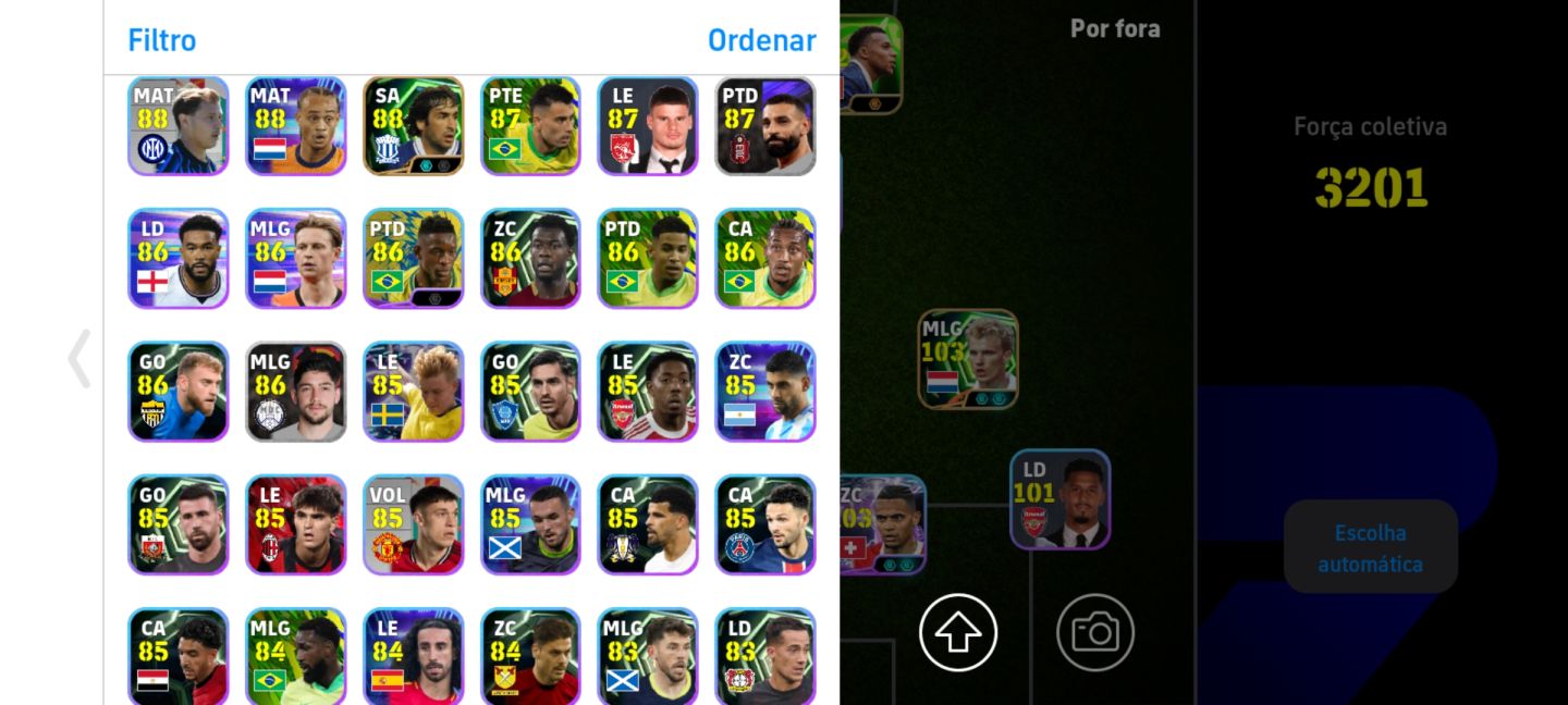 Conta eFootball Completa | Time 3201
