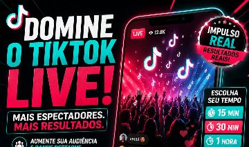 Espectadores Ao Vivo Tiktok-Domine Multidões! (7 Dias de garantia /reposição)
