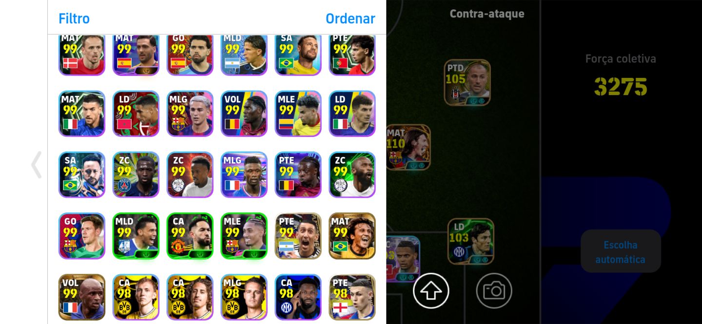 CONTA DE EFOOTBALL BRABA DO MELHOR MESSI + AMIGOS