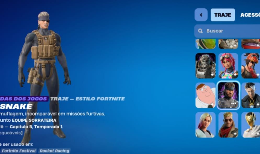 CONTA FORTNITE OG 178 SKINS | CAPÍTULO 1 | SOLID SNAKE!!!