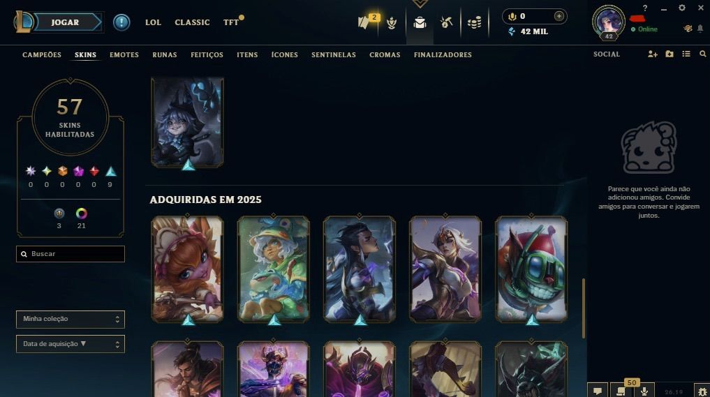 Conta main sup peel | diamante 4 com 69% de WR !