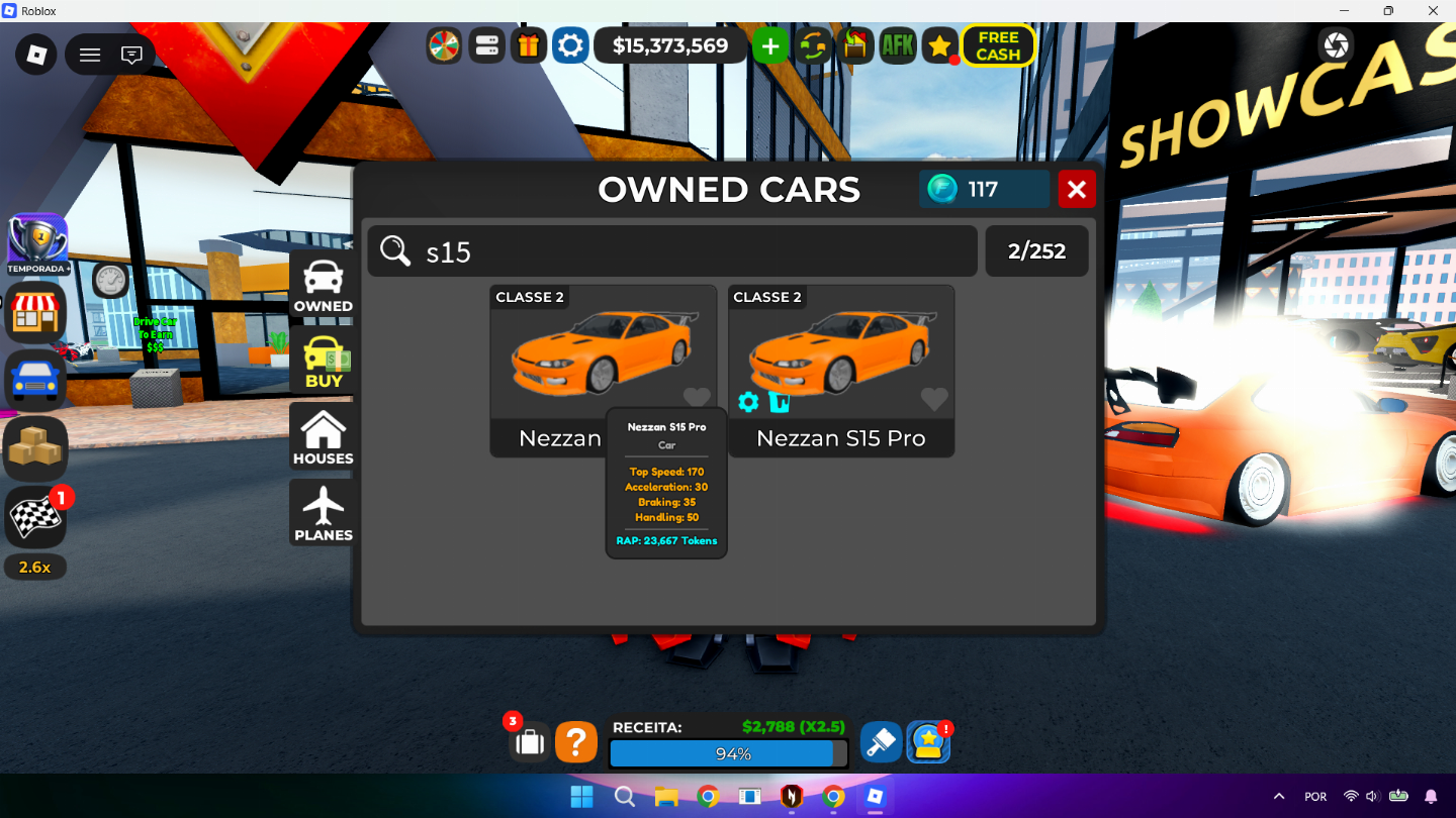 Car dealership tycoon melhores carros!