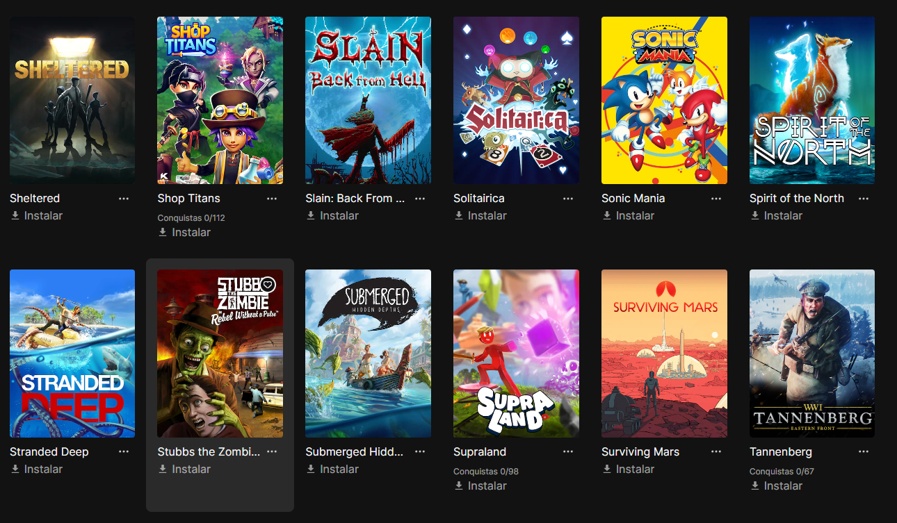 Conta Epic ( Fortnite e RL ), cerca de 100 skins e muitos jogos na Epic PC