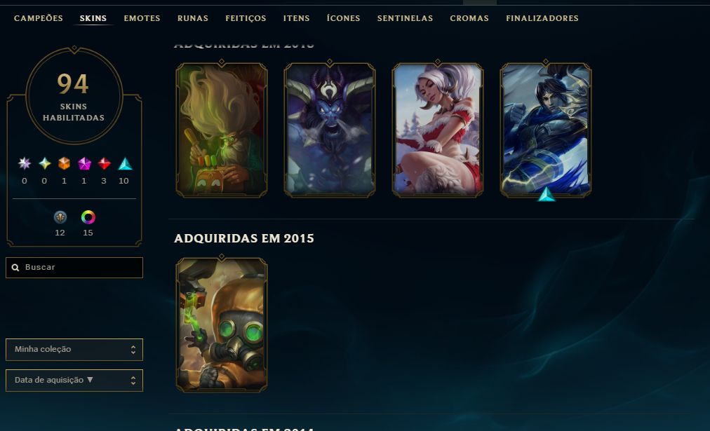 [Entrega Automática] Lol Prata, 94 Skins, Skins Ultimate, Mítica e Lendárias