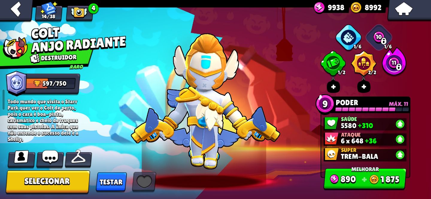 CONTA BRAWL STARS COM 16.485 TROFÉUS | 47 BRAWLERS | 80 GEMAS | 9K MOEDAS | ETC