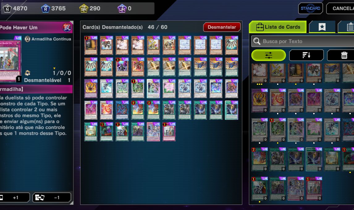 Conta Yu-Gi-Oh Master Duel Deck Sincro + Eneanave