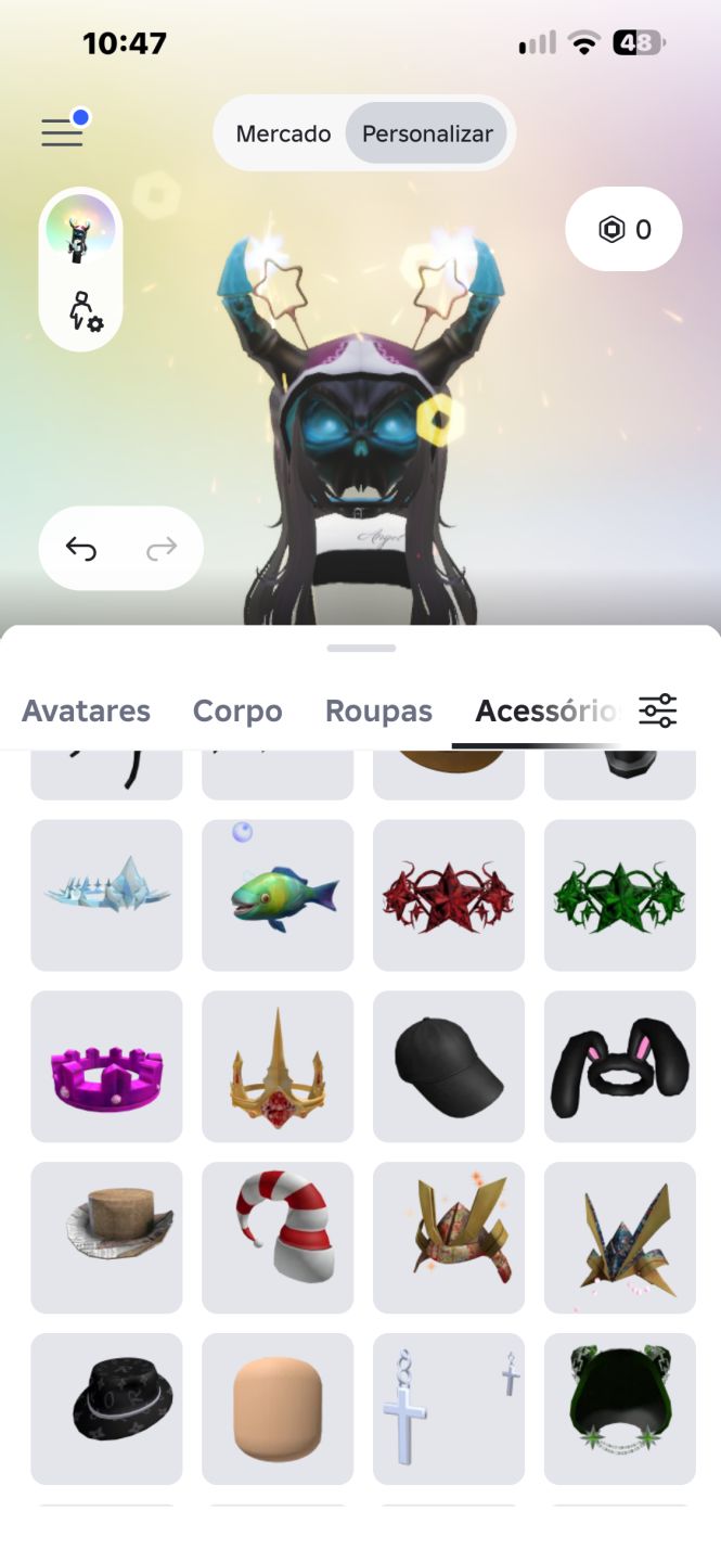 Conta korblox e muitos itens de avatar, passo ela numa de ff