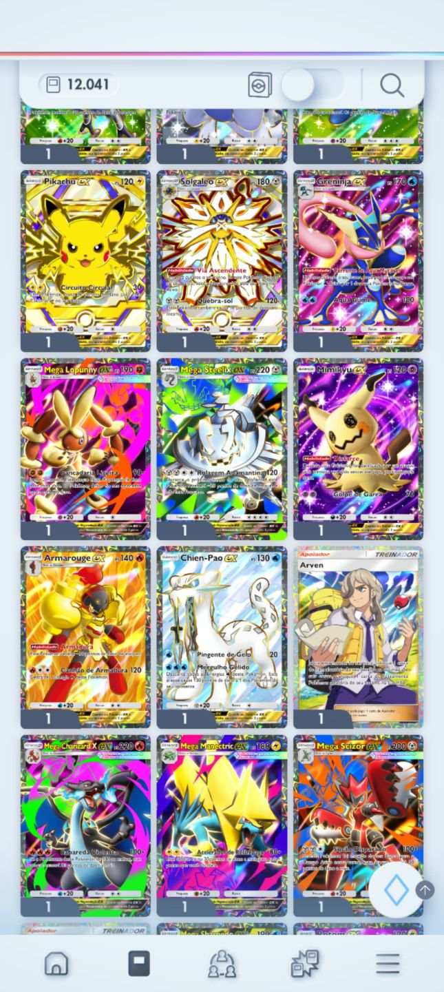 Conta Pokémon TCG Pocket NV 60 | 6 GOLDS (Charizard/Pikachu) + 30 ex Shiny!