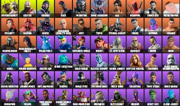 CONTA FORTNITE - Psycho Bandit, Kratos, Deadpool, Midas Rex | 240 SKINS