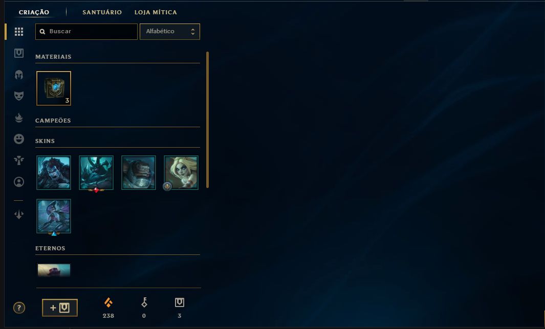 (Segura) Conta de lol smurf mestre melhores skins para smurf