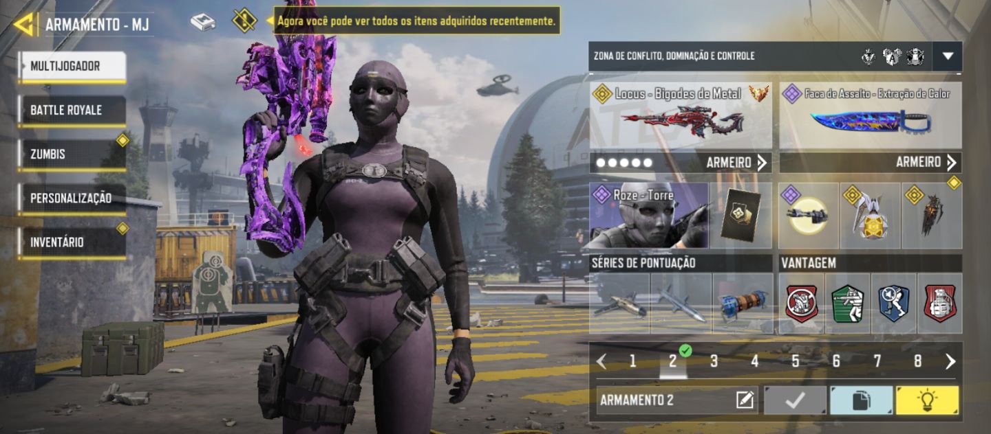 CONTA CALL OF DUTY MOBILE | 5 MÍTICAS + 16 LENDÁRIAS + 23 PATENTES LENDÁRIAS