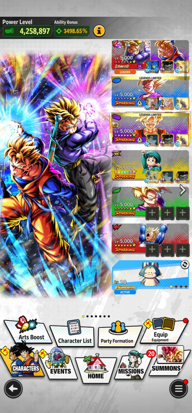 Conta Dragon Ball Legends Pronta Para PVP