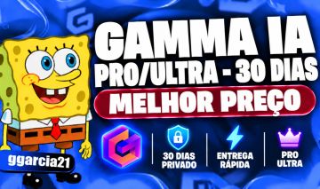 Gamma IA - Pro/Ultra - 30 Dias | Melhor Preço