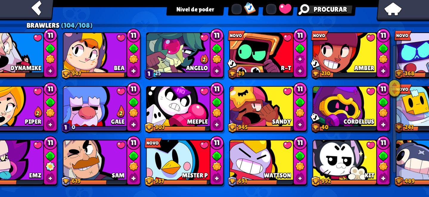 Conta de Brawl Stars Com 40k de Troféus