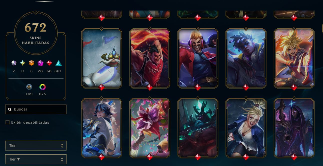 Conta do LoL desde 2015