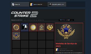 Conta level 18 gamersclub com prime e medalhas