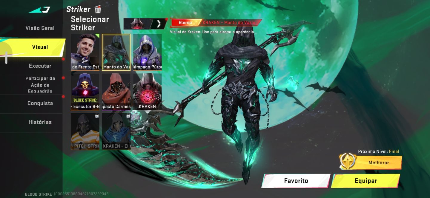 CONTA A VENDA BLOOD STRIKE CONTA COMPLETA GASTEI MAIS DE 20MIL NELA