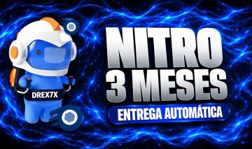 DISCORD NITRO GAMING 3 MESES + 6 BOOST MENOR PRECO!
