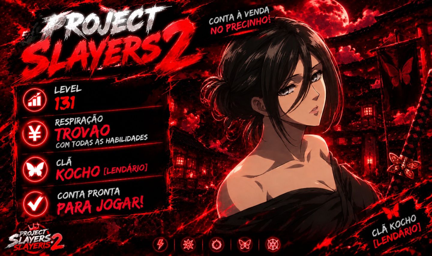 Conta de slayer 2 com respiração do trovao full hab