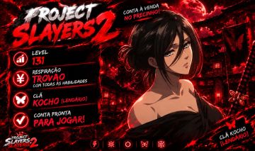 Conta de slayer 2 com respiração do trovao full hab