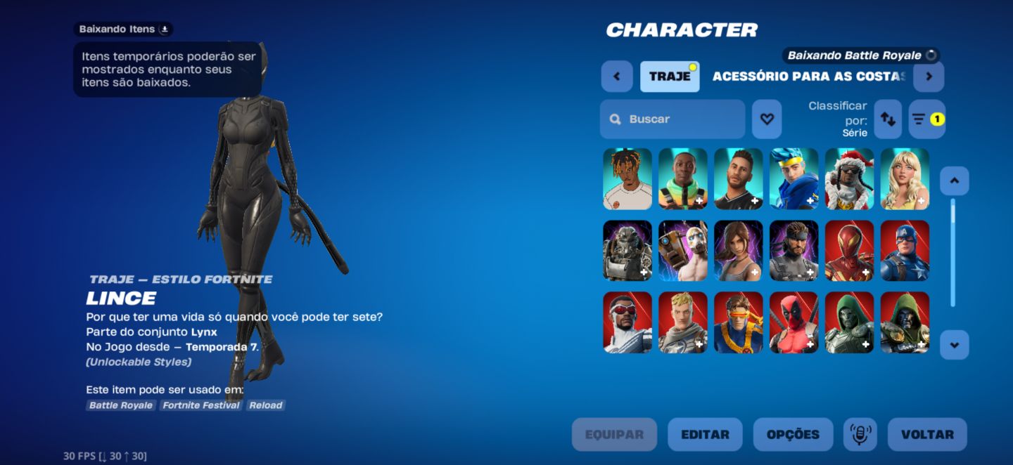 Conta Fortnite OG - 292 skins + Salve o mundo FUNDADOR