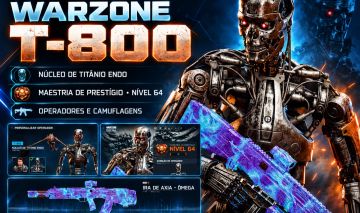 CONTA WARZONE | DESAFIO DE 10 NUKES CONCLUÍDO | T-800 + AXIA + MW4