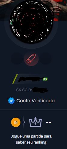 Conta Steam level razoavelmente alto focada em FACEIT com alguns jogos.