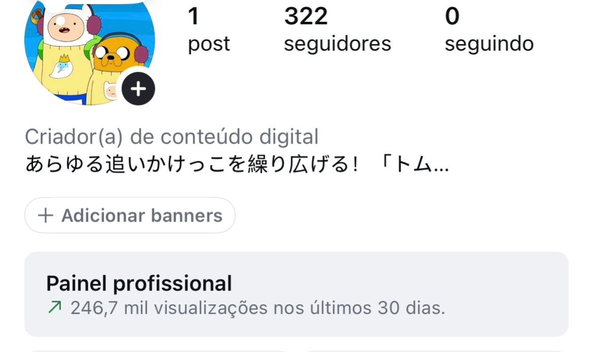 Conta Instagram Perfil Montado e com Seguidores