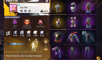 CONTA FREE FIRE INSANA - FULL ACESSO