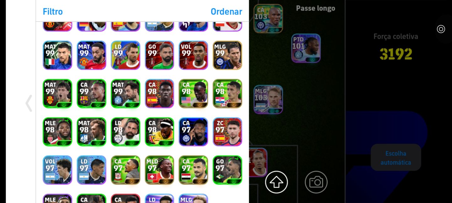 [PROMO] Conta Efootball! 3192 de Força Coletiva + Craques 109/104/103