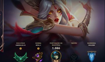 Conta main sup, com skins de adcs e mid tbm o