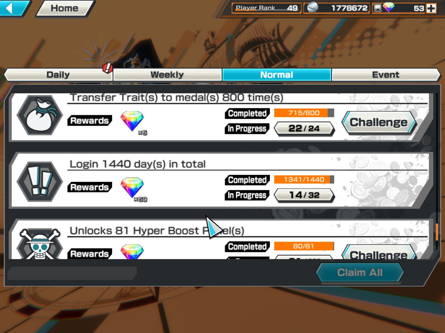 11 Ex / Level 149 / 80 HB / One Piece Bounty Rush