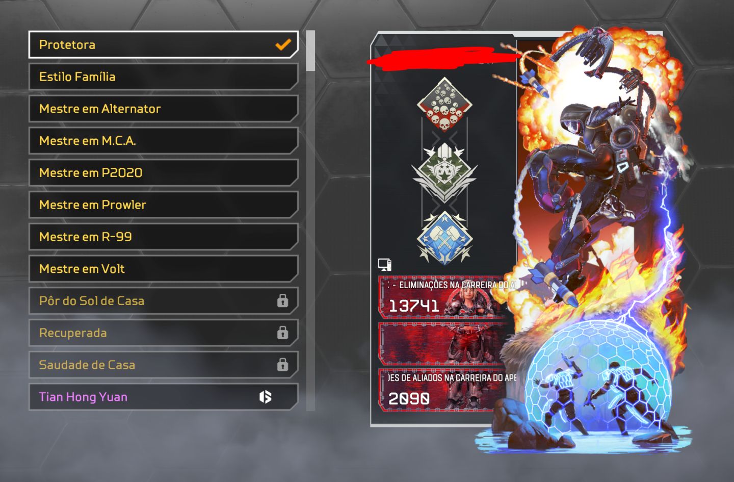 Conta Apex Legends (Herança Karambit e Bote da Serpente)