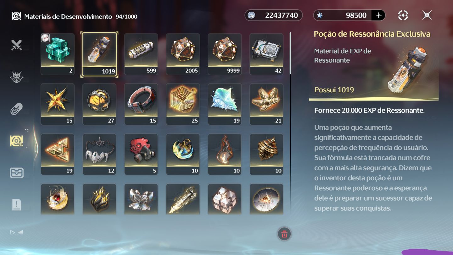CONTA WUTHERING WAVES - HSIN + SIGN | 101K+ ASTRITES