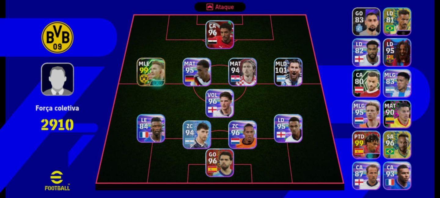 Várias contas de efootball, com unai, e muito mais
